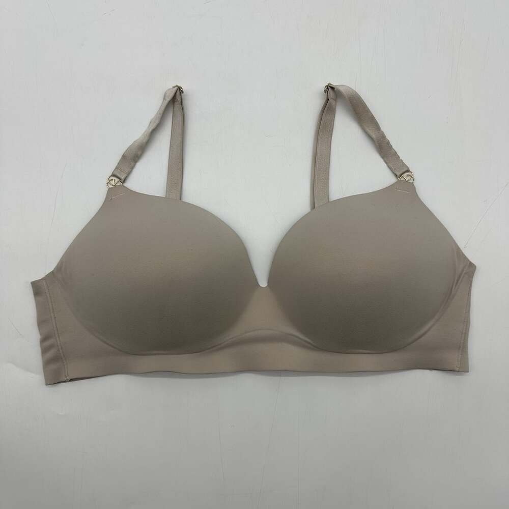 Victoria’s Secret Dream Angels Size 38D Padded No-Wire Beige Smooth Push-Up Bra